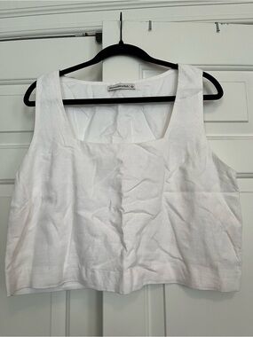 Abercrombie linen tank top